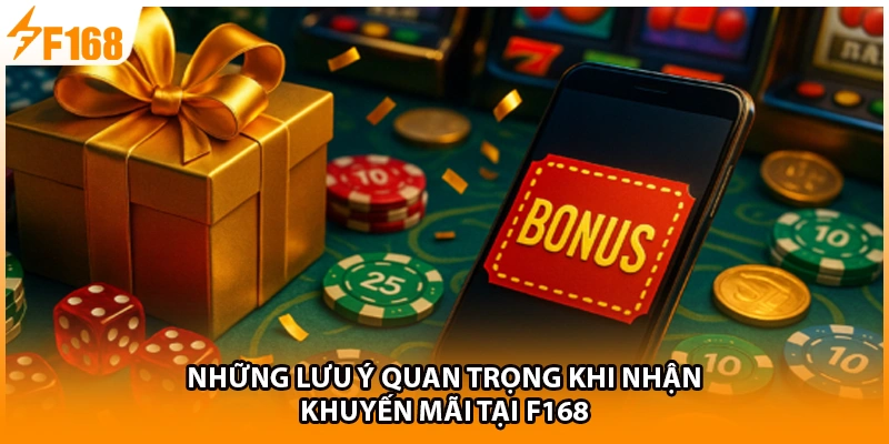 Những lưu ý quan trọng khi nhận khuyến mãi tại F168