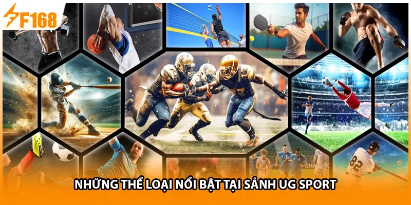 Những thể loại nổi bật tại sảnh UG sport